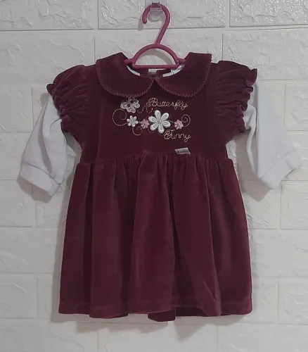 Vestido Bebê RN 0-3 Meses 