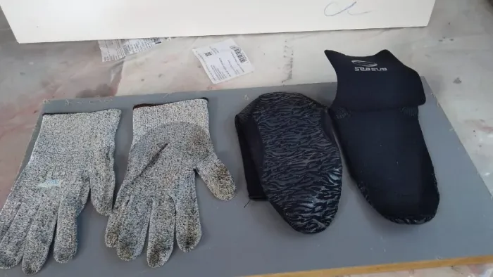 Luvas de mergulho e Meias de mergulho Neoprene antiderrapante SeaSub