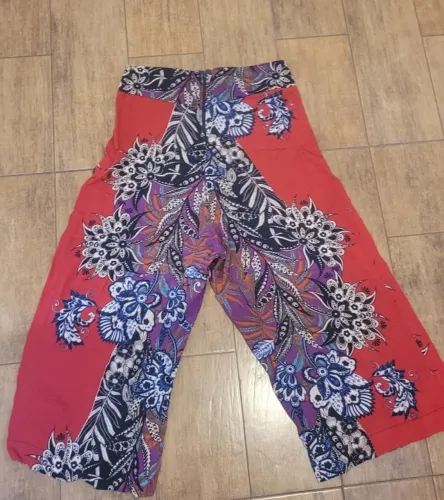 Calca Pantalona estampada 