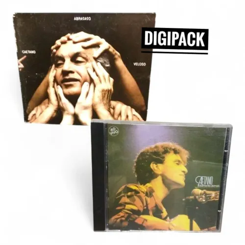 Lote  Cds Caetano Veloso (Abraçaço Digipack + Totalmente Demais Ao Vivo) 