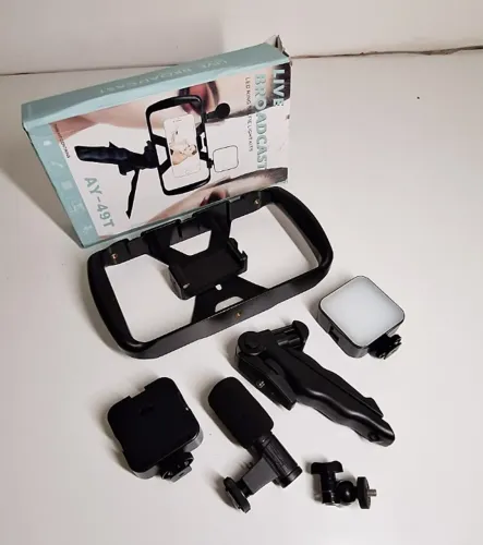 Kit Gaiola Gravação e Fotografia com Celular
