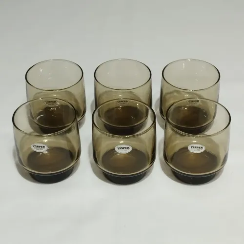 Jogo 6 Copos Fumê CISPER