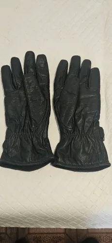 Luvas 100% couro com abotoaduras para Motociclista