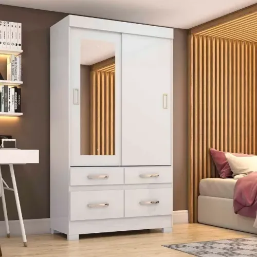 Guarda Roupa 02pts / 04 Gavetas BE-25.