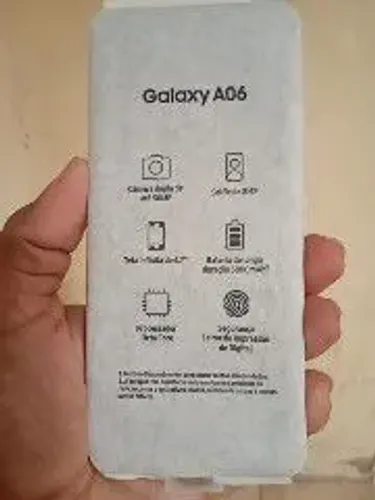 Samsung a06 novo lacrado 1ano de garantia 