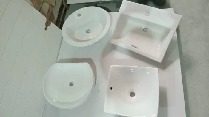 CUBAS LOUÇA SANITARIA P / BANHEIRO - COMBO 04 PÇS (MOSTRUARIO LOJA)