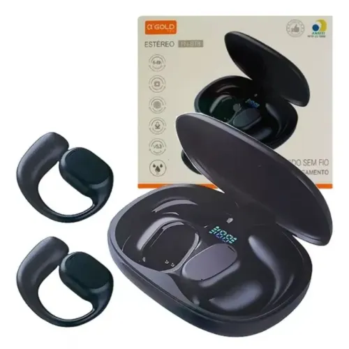 FONE DE OUVIDO A'GOLD BLUETOOTH SEM FIO FN-BT8 PRETO