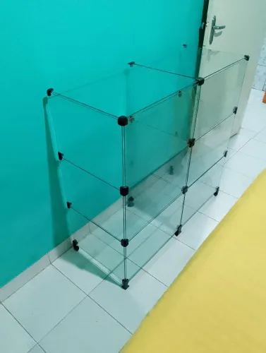 Balcão de vidro