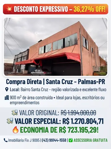 Imóvel com ótimo custo ? ? DESCONTO EXPRESSIVO - 36,27% OFF!