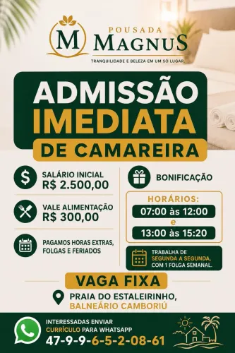 Admissão Imediata