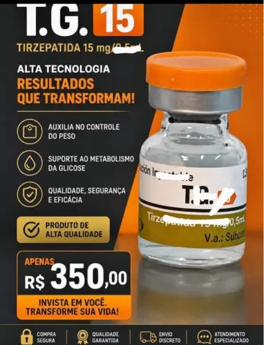 Tg de 15 pronta entrega recife