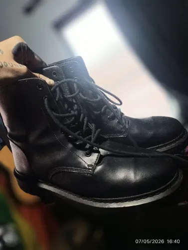 coturno preto couro novo tamanho 40
