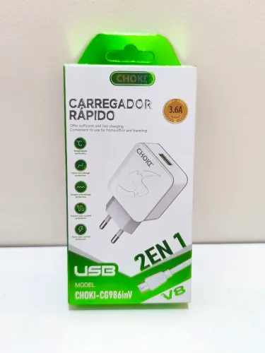 Kit Carregador Micro V8 Rápido