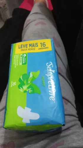 Absorvente femino 16 unidades 
