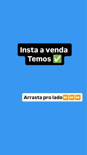 Conta do Instagram a venda