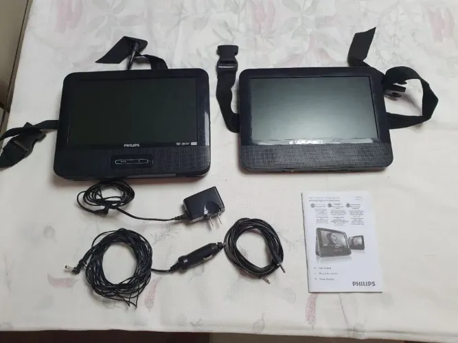 DVD Portátil veicular 2 telas