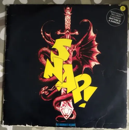 Vinil LP Snap - The Madmans Return Com Encarte (1992) Euro House / Downtempo