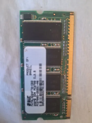 Ddr1 notebook pc2700 marca smart 256mb raridade