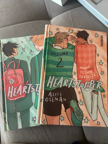 livro 1 e 2 de heartstopper