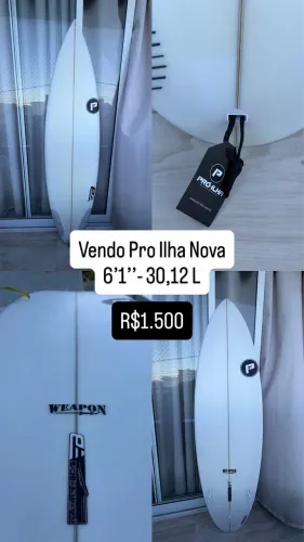 Prancha de Surfe NOVA - PRO ILHA 6?1? 30L 
