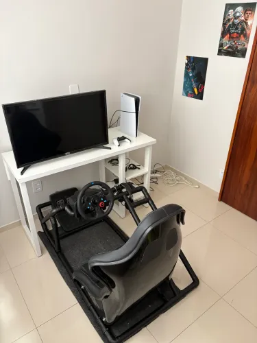Cockpit simulador controle logitech