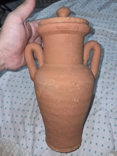 Quartinha de barro com asa