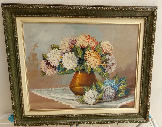 Quadro pintado a óleo