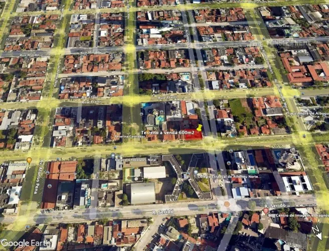 Terreno comercial esquina 600m2 Tirol Natal RN