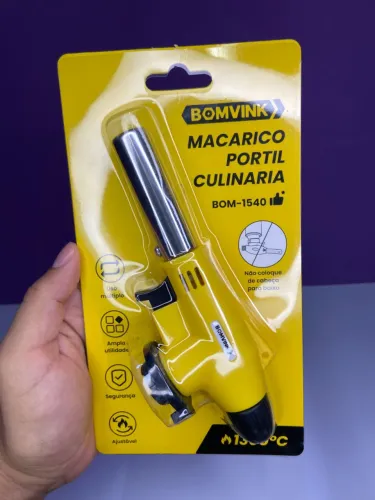 Maçarico Portátil Culinária 1300°C  BOM-1540 BomVink an1