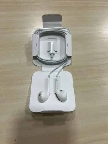 Fone de ouvido com fio original iphone