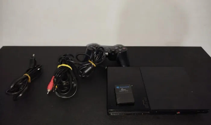 PlayStation 2 Slim Desbloqueado - Funcionando Perfeitamente