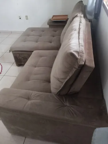 Sofá retrátil e reclinável 3m