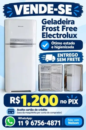 Geladeira Flost Free Electrolux