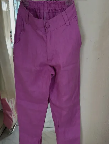 Calça de linho