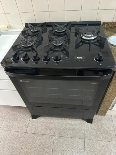 Fogao Electrolux 5 bocas semi novo com grill e timer