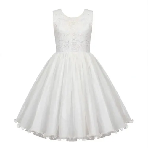 Vestido branco - Tamanho 8 anos
