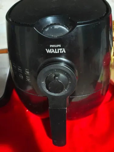 Air Fryer fritadora elétrica preta Polishop 