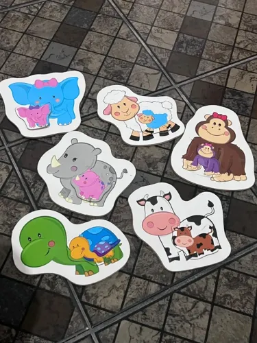 Jogo Infantil do Tato Crescer Encaixa Peças
