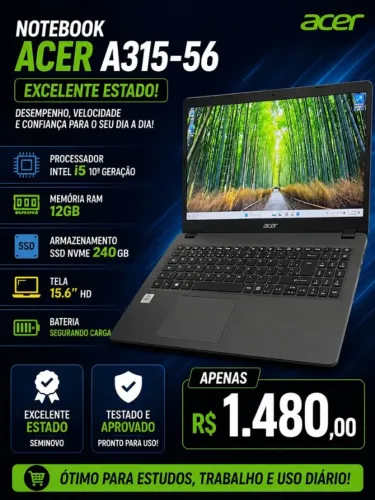 Notebook Acer i5 10th