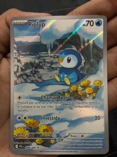 Carta Pokémon piplup full arte