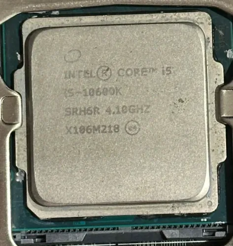 Processador Intel i5 10600k LGA 1200