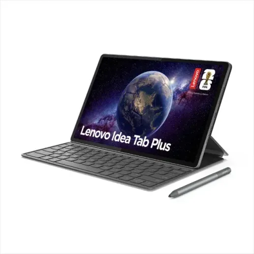 Tablet Lenovo Idea Tab Plus Cinza com 12.1", Wi-Fi, Octa Core, 8GB, 128GB, Caneta e Case c