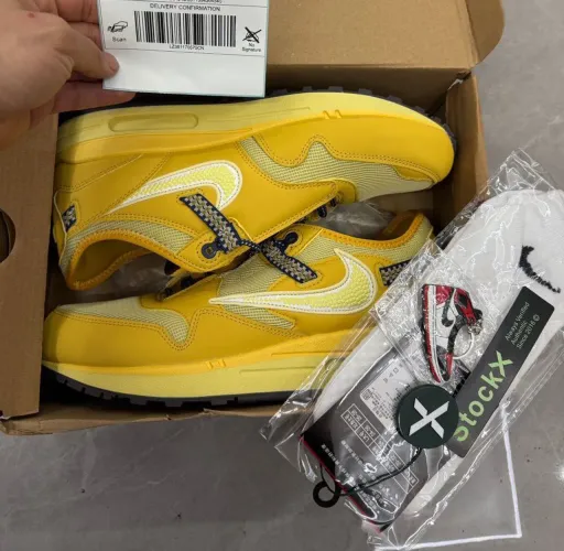 Tênis Nike Travis Scott Cactus Gold 