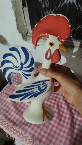 Galo em porcelana RETRÔ