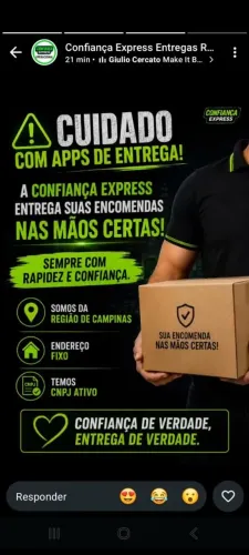 Serviços de coleta e entregas