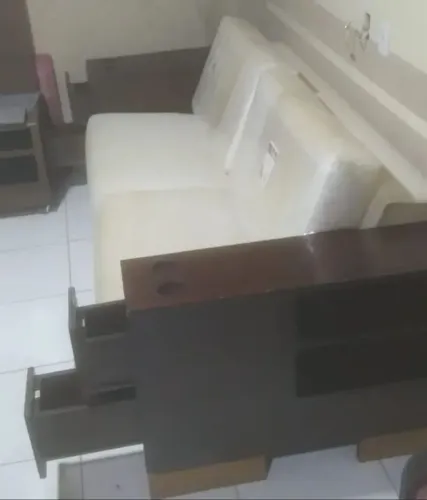 SOFÁ com Prateleiras + Gavetas 