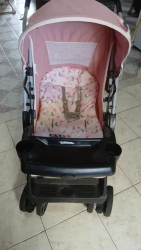 Kit Enxoval Bebê: Carrinho + Bebê Conforto + Tapete de Atividades (Preço Especial)
