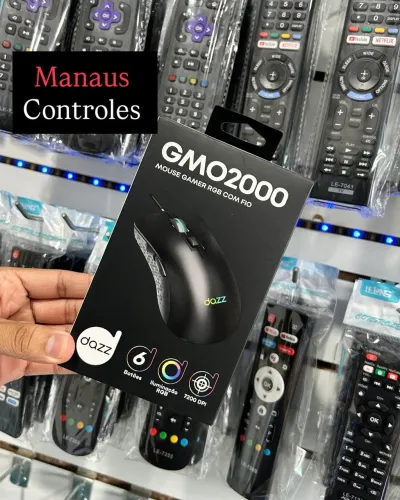 Mouse Gamer Conexão Usb 2.0 Cabo de 1,5M 7200 Dpi