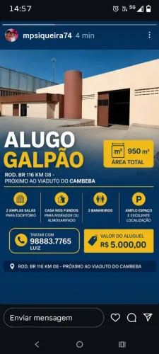 GALPÃO BR 116 KM 08