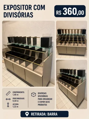 Balcão expositor